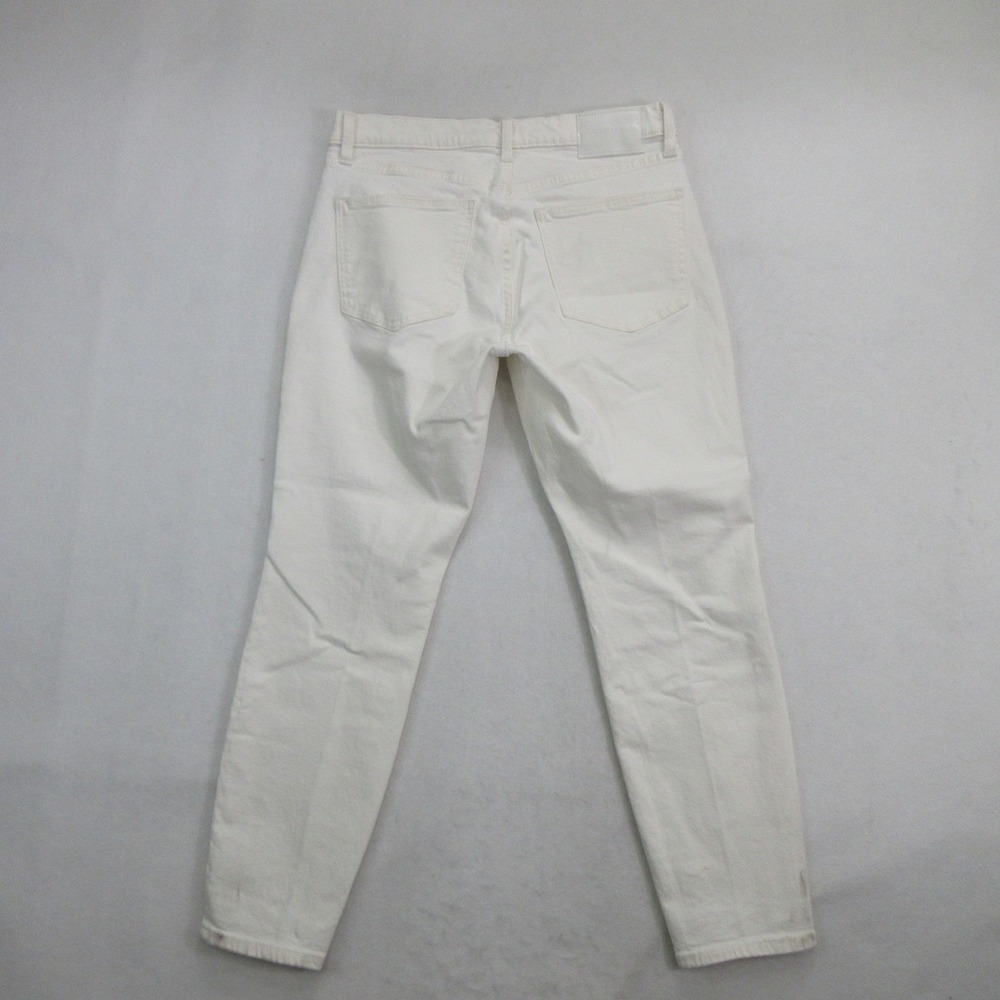 Lucky Brand Women's Ava Mid Rise Skinny Jeans White Denim Stretch Size 10 30 - Picture 2 of 16